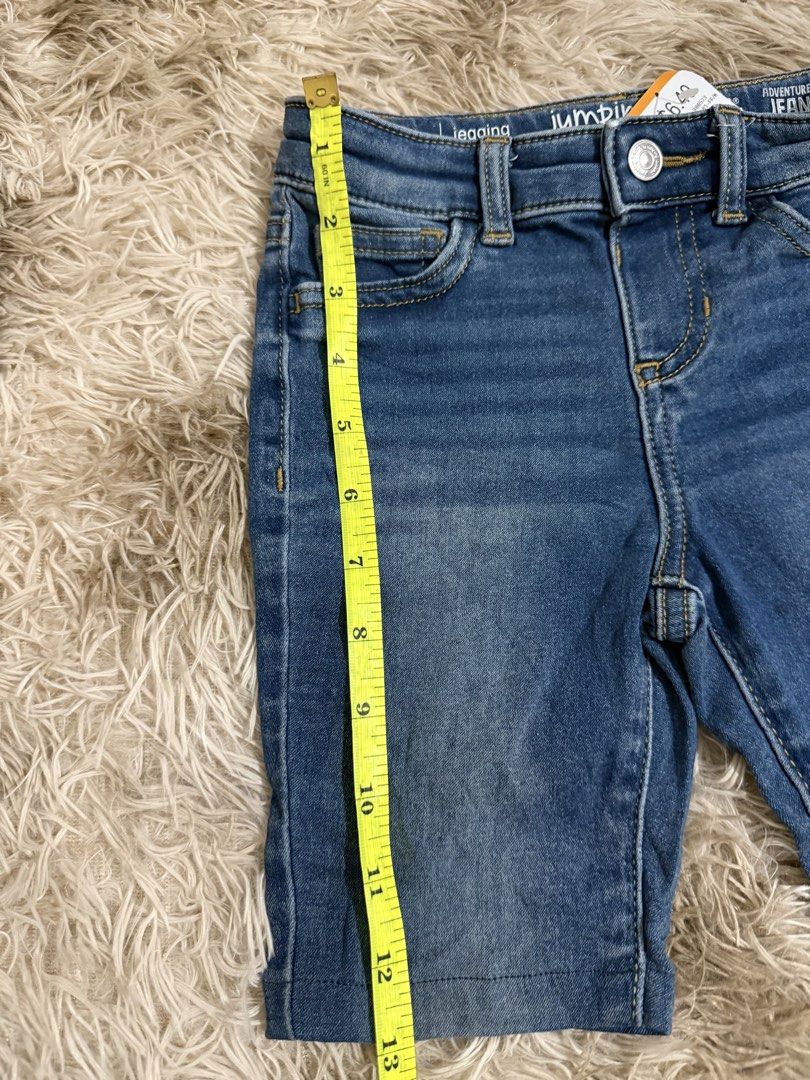 Authentic Jumping Beans Denim Jegging Size 4T (Category: Babies & Kids Fashion) located in Taguig. Submitted by allthingsprel0ved (Listing ID 1468095772, Image 3). Description: ✨ Jumping Beans - Adventure Jean Jeggings 📏 Size: 4T (fits 3-4T toddler) ✅ Brand: Jumping Beans (US brand - Kohls) ✅ With Value Village tag $6.49 - fresh from US/Canada bale ✅ Style: Jegging / Denim Shorts - stretchy, comfy ✅ Condition: Excellent, needs wash 📐 MEASUREMEN