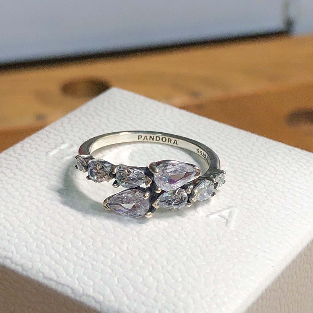 Authentic Pandora Sparkling Overlapping Band Ring (Category: Rings) located in Manila. Submitted by daintyjewels (Listing ID 1468152260, Image 1). Description: .