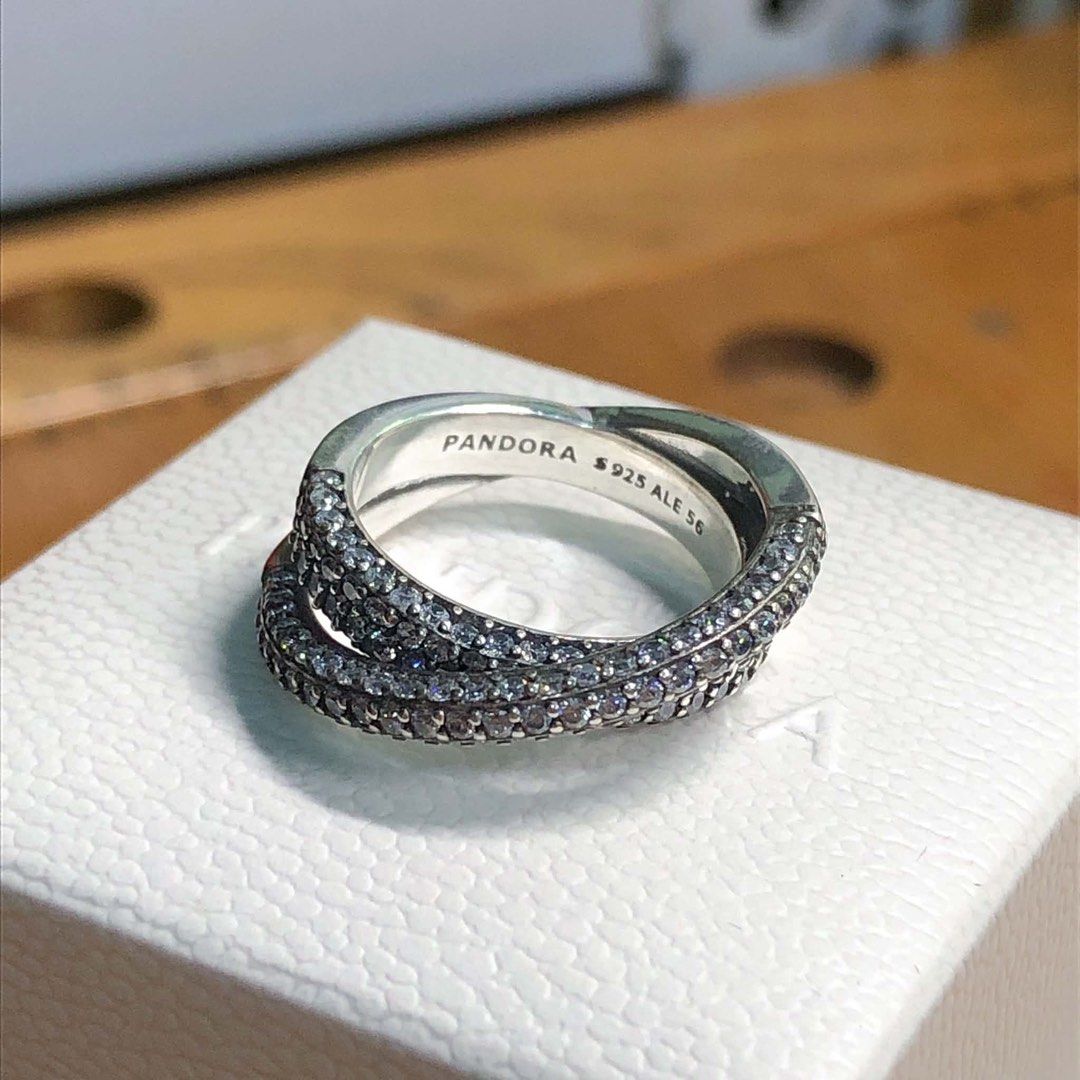 Authentic Pandora Timeless Pave Crossover Dual Band Ring (Category: Rings) located in Manila. Submitted by daintyjewels (Listing ID 1468230564, Image 1). Description: .