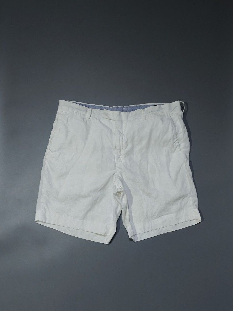 AUTHENTIC RALPH LAUREN LINEN CHINO SHORT (Category: Luxury Apparel) located in Cebu City. Submitted by kramarklegitseller_2022 (Listing ID 1468185984, Image 2). Description: RALPH LAUREN CHINO SHORT ‼️PURE LINEN FABRIC‼️ SIZE "36 LENGTH "17 ( ABOVE THE KNEE) AS NEW CONDITION 10/10 COLORATE NO ISSUES 1,200 + SF CEBU LOCATION 📍 CAN SHIP NATIONWIDE 🚢🛫.