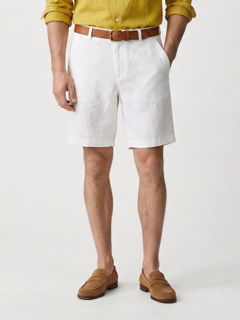 AUTHENTIC RALPH LAUREN LINEN CHINO SHORT (Category: Luxury Apparel) located in Cebu City. Submitted by kramarklegitseller_2022 (Listing ID 1468185984, Image 3). Description: RALPH LAUREN CHINO SHORT ‼️PURE LINEN FABRIC‼️ SIZE "36 LENGTH "17 ( ABOVE THE KNEE) AS NEW CONDITION 10/10 COLORATE NO ISSUES 1,200 + SF CEBU LOCATION 📍 CAN SHIP NATIONWIDE 🚢🛫.