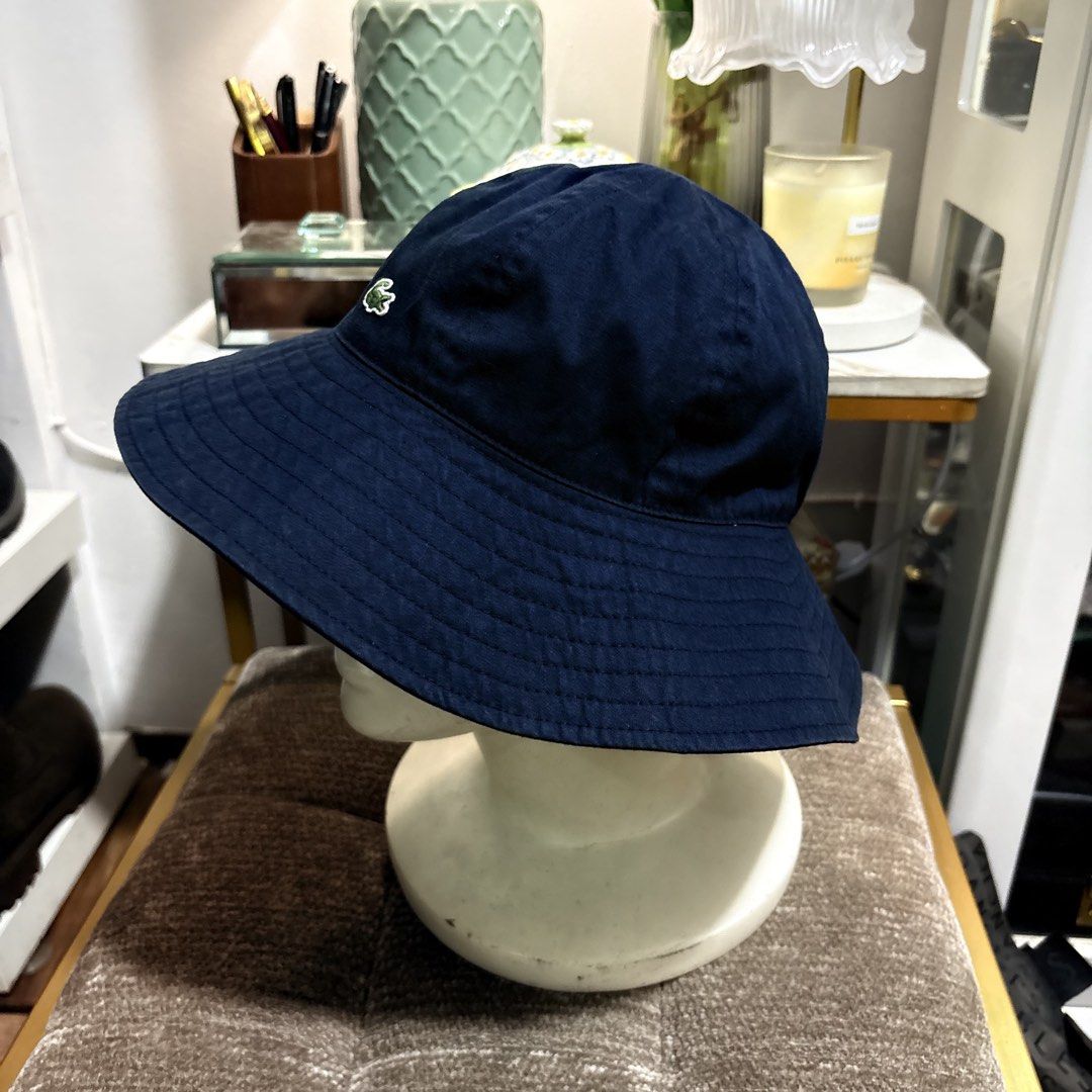 Authentic Vintage Lacoste Navy Blue Buckle hat (Category: Hats & Beanies) located in Binangonan. Submitted by makoleksyon (Listing ID 1468238416, Image 2). Description: Excellent condition Like new No flaws Free size Bought in Japan 💯% Authentic Money back guarantee .