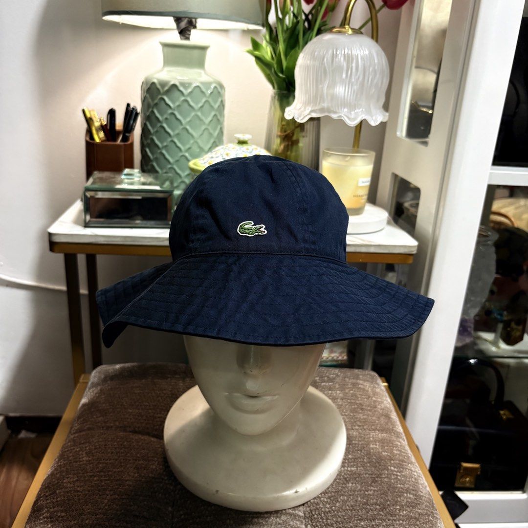 Authentic Vintage Lacoste Navy Blue Buckle hat (Category: Hats & Beanies) located in Binangonan. Submitted by makoleksyon (Listing ID 1468238416, Image 1). Description: Excellent condition Like new No flaws Free size Bought in Japan 💯% Authentic Money back guarantee .