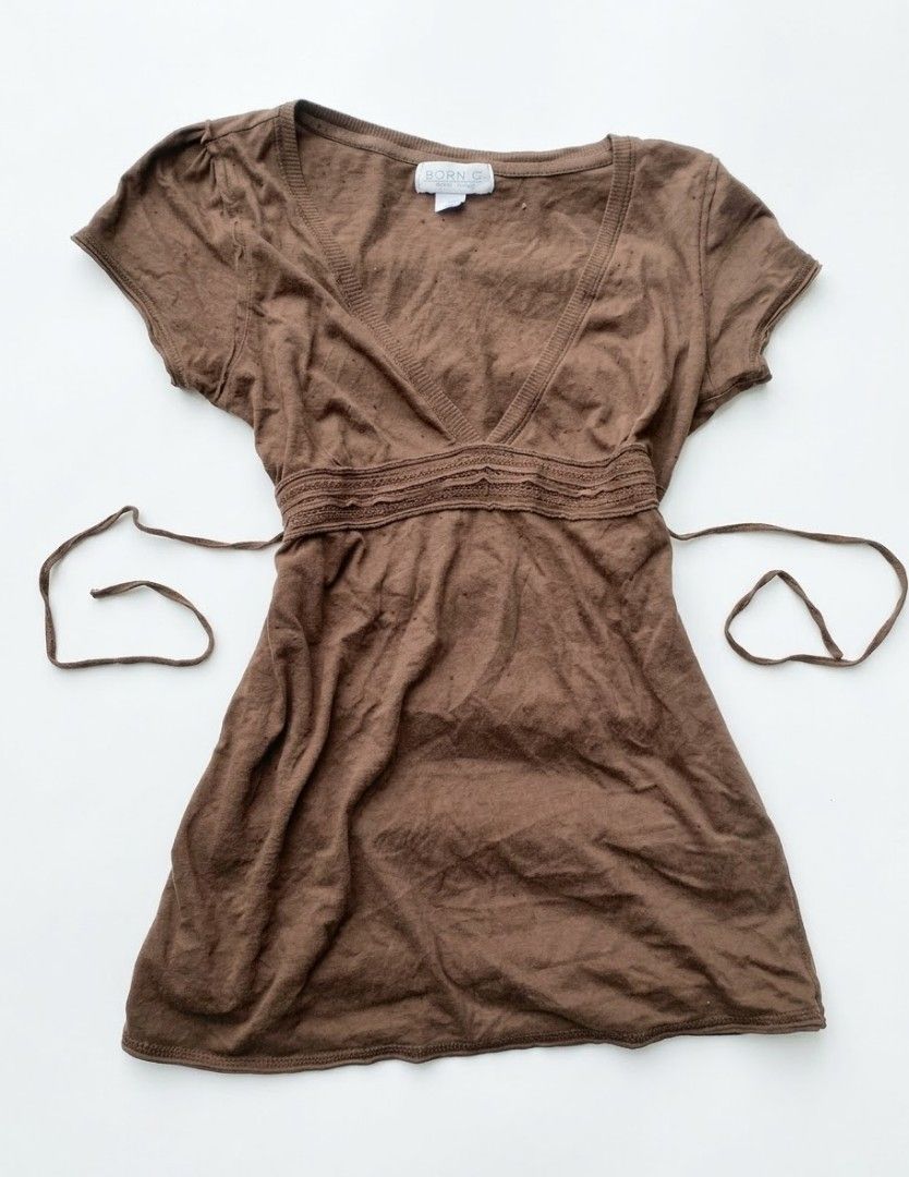 Baby doll lace top (Category: Blouses) located in Quezon City. Submitted by lys_picks (Listing ID 1468168419, Image 1). Description: s-m no issue cottage core top 💕.
