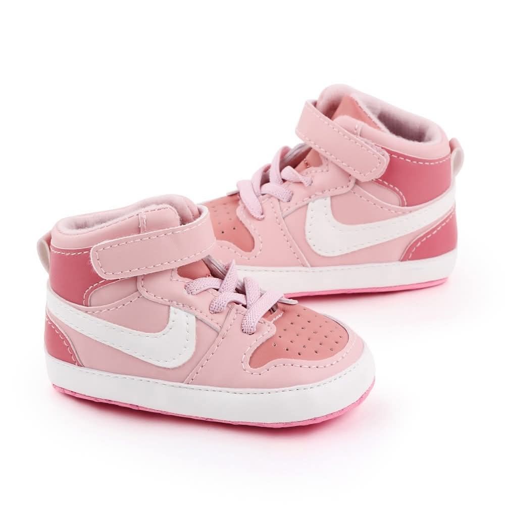 Baby Pre-Walker Sneaker Bundle Set (Category: Babies & Kids Fashion) located in Manila. Submitted by eldagaga1786666 (Listing ID 1468078846, Image 2). Description: - Adorable collection of infant pre-walker shoes including high-top sneakers, H-buckle loafers, low-top kicks, and airplane strap shoes - Safe and comfy with soft soles and anti-slip dots underneath - Hassle-free wear featuring easy velcro straps and elastic laces - Assorted versatile 