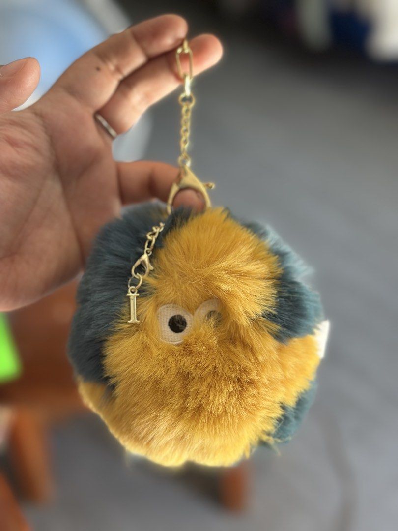 Bag charm with letter ‘I’ initial bag charm (Category: Plushies & Soft Toys) located in Baguio. Submitted by cherylcaps95 (Listing ID 1468110649, Image 1). Description: Parang stress ball Ganda ng kulay.