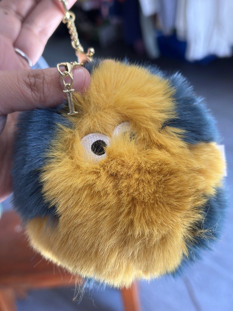 Bag charm with letter ‘I’ initial bag charm (Category: Plushies & Soft Toys) located in Baguio. Submitted by cherylcaps95 (Listing ID 1468110649, Image 2). Description: Parang stress ball Ganda ng kulay.