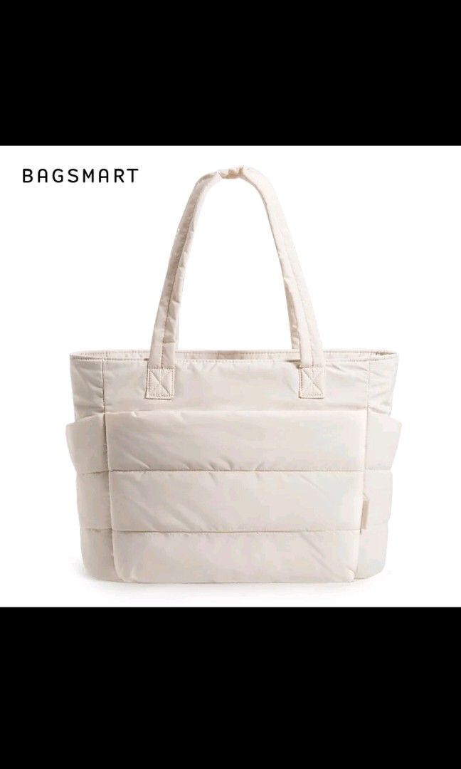 BAGSMART - 20L Beige Tote Bag (Category: Tote Bags) located in Manila. Submitted by declutter_101_exp (Listing ID 1468211979, Image 1). Description: Brand : Bagsmart Color : Beige Size : 20L (Medium - Large) ✅️ Can fit 15.6" Laptop ✅️ Waterproof ✅️ Good for Gym Bag or for Travelling ✅️ Used only once ✅️ Bought for P1,040 | Selling for P800 Nego 📍 Quezon City | Kapitolyo, Pasig PM ME!!.