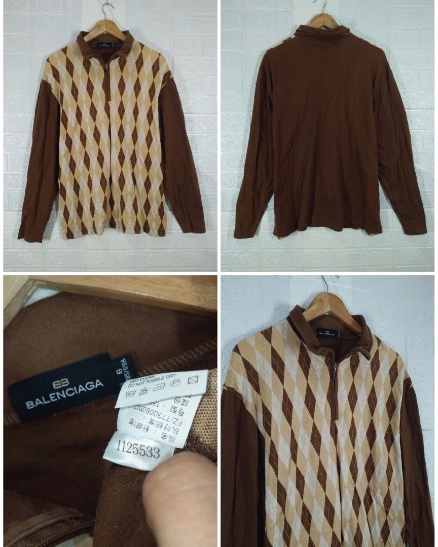 BALENCIAGA QUARTER ZIP JACKET (Category: Coats, Jackets and Outerwear) located in Baguio. Submitted by fashionfinds1999 (Listing ID 1468180208, Image 1). Description: 28 X 23 LARGE EXCELLENT CONDITION + shipping fee.
