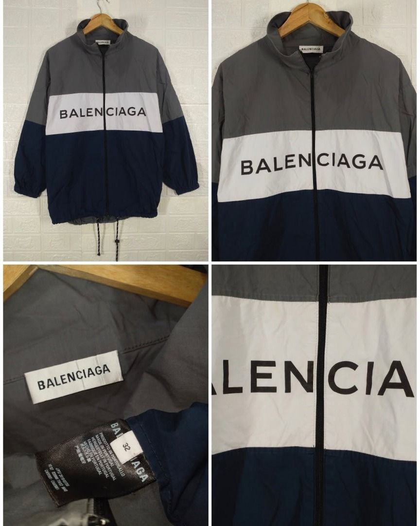 BALENCIAGA TRITONE JACKET (Category: Coats, Jackets and Outerwear) located in Baguio. Submitted by fashionfinds1999 (Listing ID 1468131051, Image 1). Description: 28 x 24 LARGE EXCELLENT CONDITION.