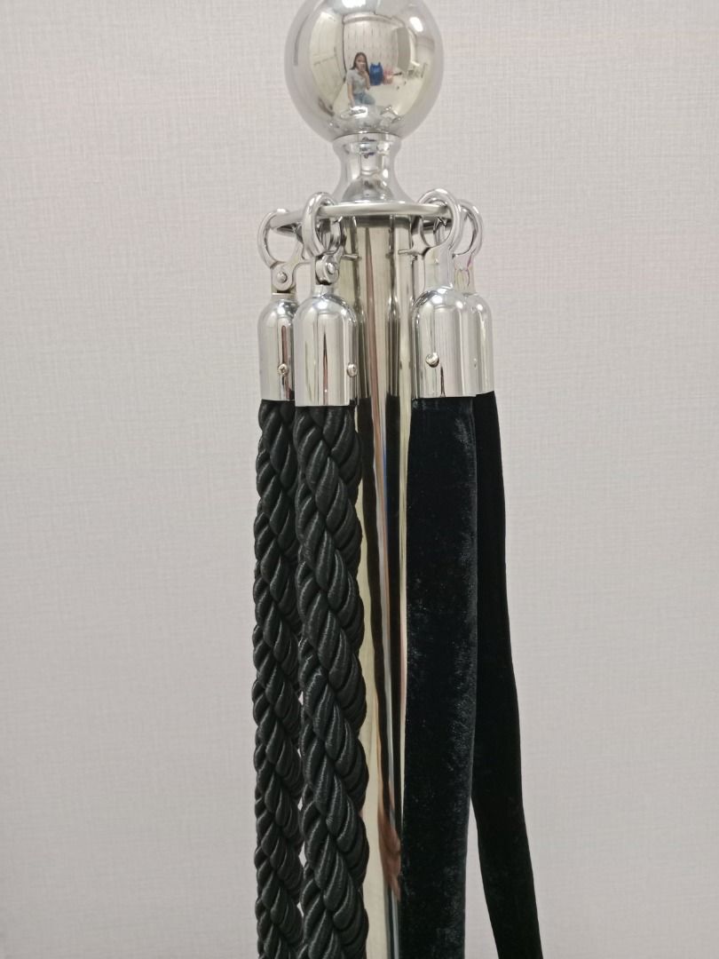Ball type Stanchion Post - Crowd Control Barrier (Category: Looking For) located in Makati City. Submitted by johnstone_mkt (Listing ID 1468074701, Image 2). Description: Ball Type Stanchion Post Available in Silver and Gold Rope type - Velvet rope - Polyrope Inquire now for more Details!.
