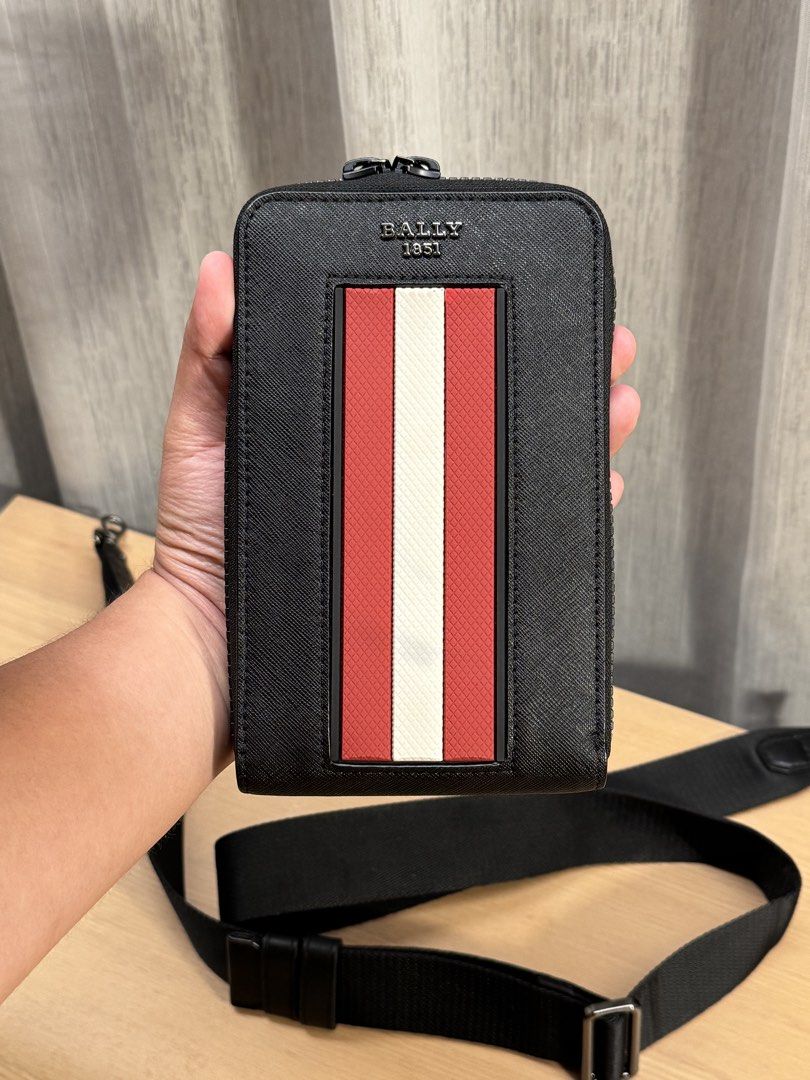 Bally Brantlee Small Saffiano Crossbody Bag - Authentic (Category: Luxury Bags & Wallets) located in Mandaluyong City. Submitted by yumbougieee (Listing ID 1468120593, Image 2). Description: Bally Swiss Small Crossbody Bag Guaranteed authentic. No issue/flaws Small size with original strap and cards Dm if interested.