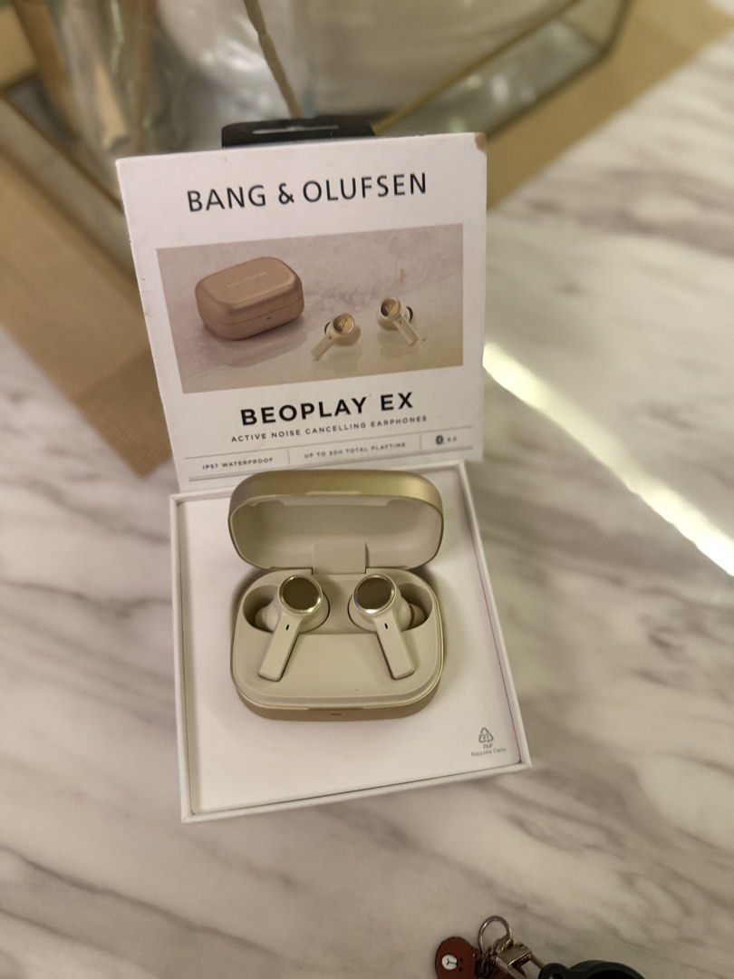 bang and olufsen beoplay ex (Category: Earphones) located in Paranaque City. Submitted by gingersy (Listing ID 1468246980, Image 3). Description: Complete inclusions with box No issues seldom used Priority will be given to buyer who can settle within 24hrs. Mode of Payment (Gcash/BPI) Pick up location: Parañaque .