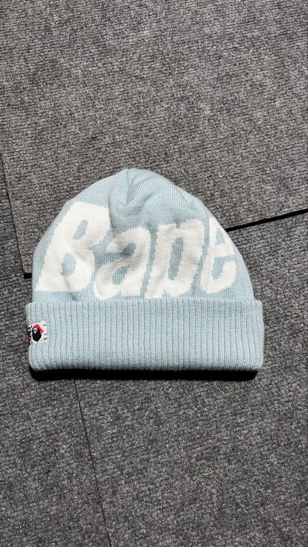 BAPE BEANIE (Category: Coats, Jackets and Outerwear) located in Puerto Princesa. Submitted by jmanza13 (Listing ID 1468233314, Image 1). Description: Bape beanie Baby blue .