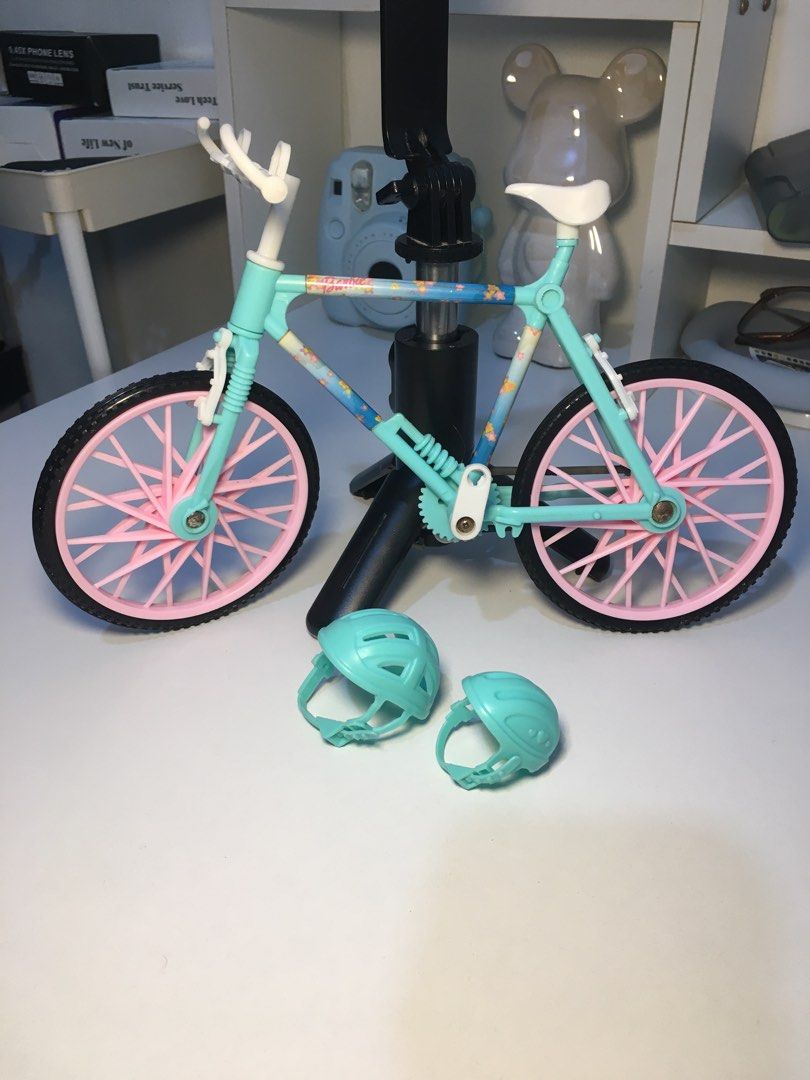 Barbie doll bike (Category: Kids Toys) located in Tarlac. Submitted by diva_bratzz (Listing ID 1468109476, Image 1). Description: MOP: Gcash MOD: j&t Please manage your expectations. WYSIWYG, so kindly check the photos carefully before buying. Thank you!💖 .