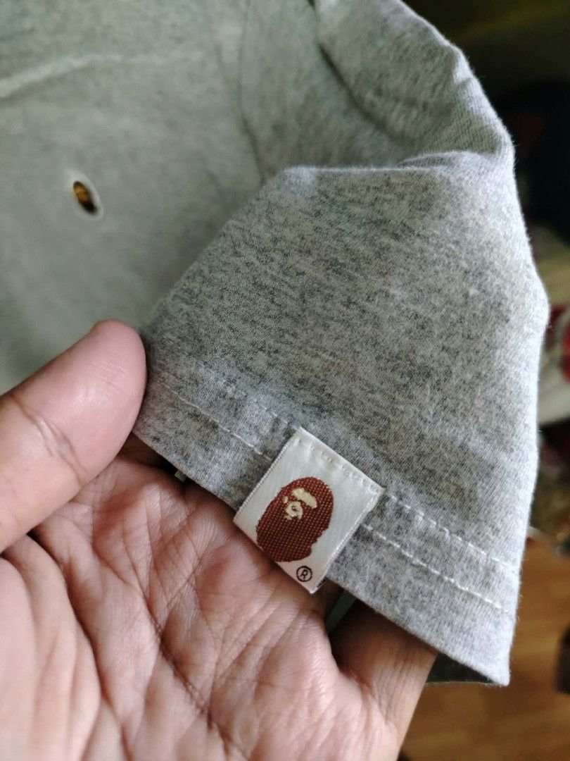 Bathing ape tshirt small logo (Category: Tshirts & Polo Shirts ) located in Lal-Lo. Submitted by keenlion_7de5f3 (Listing ID 1468109809, Image 3). Description: -Dimes:24.5W by 30L -Size:L to XL -Issue:none -negotiable -+sf -Payment first before ship -Mop:GCush -Ship by JNT.