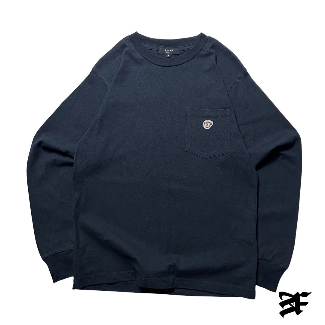 Beams Longsleeves (Category: Tshirts & Polo Shirts ) located in Antipolo. Submitted by wvyfrnds (Listing ID 1468219635, Image 1). Description: Beams Longsleeves Size: S Color: NavyBlue Dimensions (Inches): Length: 25 Width: 18.5 Color Rate: 9/10 Issues - NONE 395 PLUS SF.
