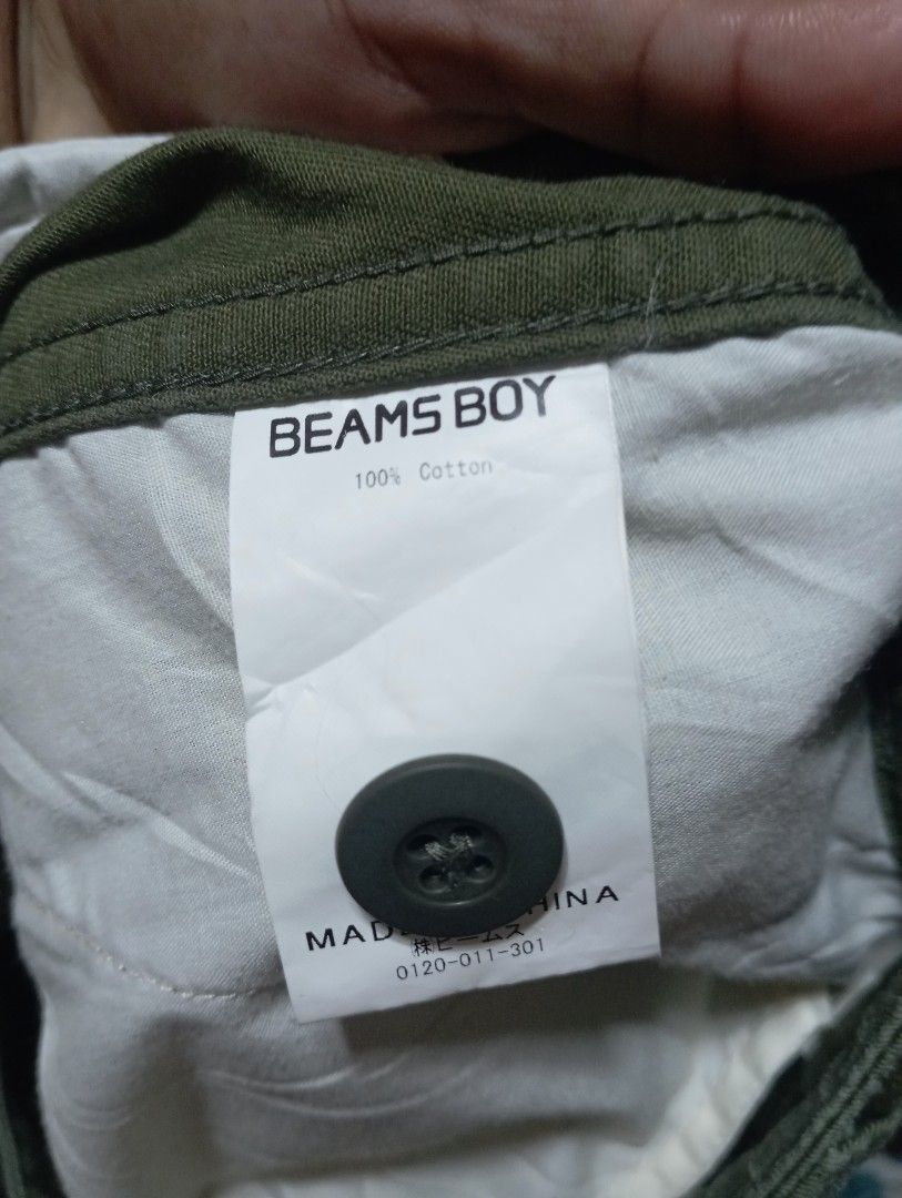 BEAMSBOY PATCHWORK MILITARY CARGO SHORT (Category: Shorts) located in Monkayo. Submitted by danielcabusora (Listing ID 1468147392, Image 3). Description: BEAMSBOY PATCHWORK MILITARY CARGO SHORT W-30/32 L-21 EXCELLENT NO ISSUE.