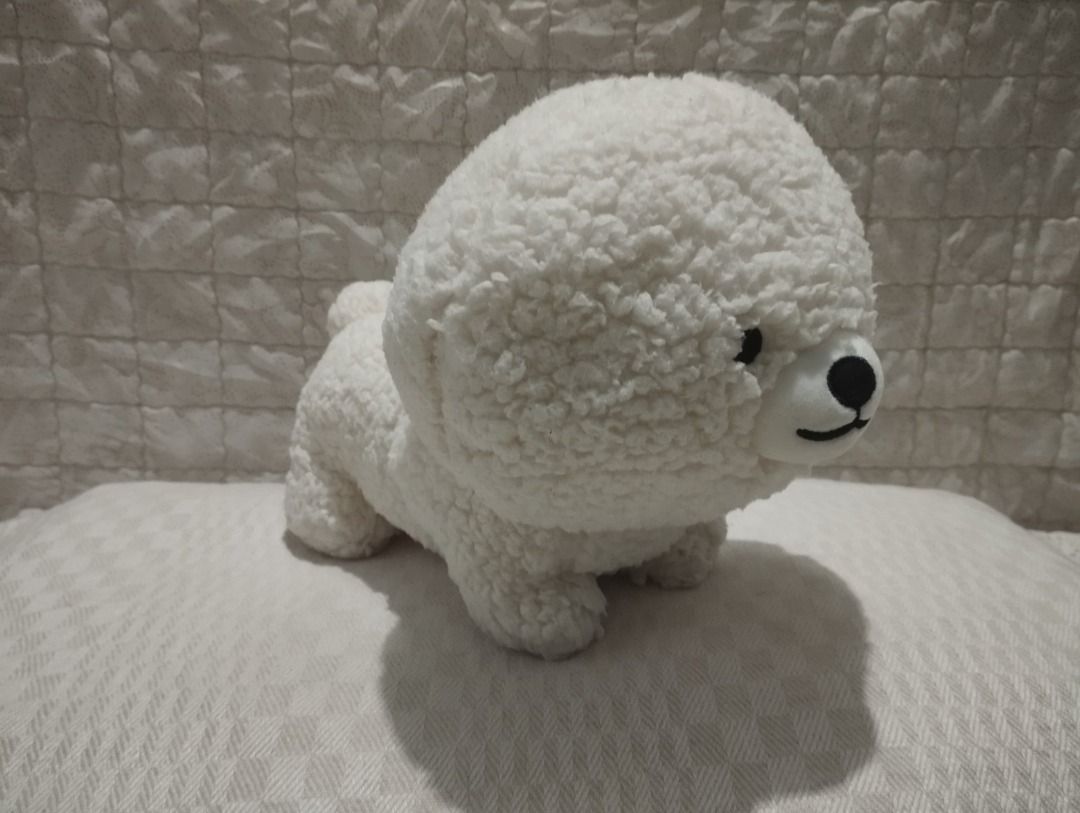 Bichon Frise Dog Plush Toy (Category: Plushies & Soft Toys) located in Cagayan de Oro. Submitted by pochimart (Listing ID 1468189617, Image 1). Description: Daiso Korea 🧡✨ (Check Images Please) ⭐₱120 The tag withered away I guess... ✉️Message me if you're interested or have questions, I'm happy to help! 📍Location: CDO / Cagayan De Oro (we can meet up if we're close) 🚚J&T - Message me (buyer covers the shipping fee) 💳GCash.