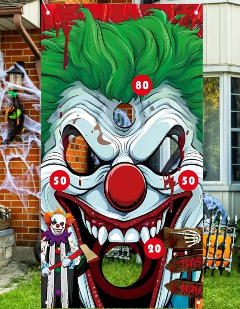 BIG 2D CIRCUS DOOR BANNER (Category: Occasions & Party Supplies) located in Mandaluyong City. Submitted by kookiejoyz (Listing ID 1468154834, Image 2). Description: FOR SALE: BIG 2D CIRCUS DOOR BANNER MATERIAL: POLYESTER CLOTH NOTE: REUSABLE WE ALSO HAVE OTHER HALLOWEEN DECORATION FOR INQUIRY AND ORDER KINDLY DM ME.
