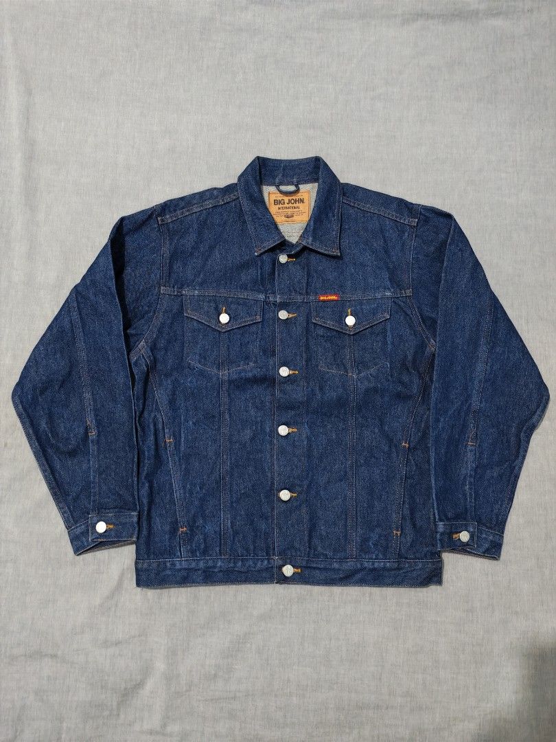 Big john japan denim jacket (Category: Coats, Jackets and Outerwear) located in Baguio. Submitted by used_clothing2600 (Listing ID 1468175185, Image 1). Description: Big john japan denim jacket size medium excellent condition width 21 length 27 shoulders 18.5 sleeve length 24 P 1,380.