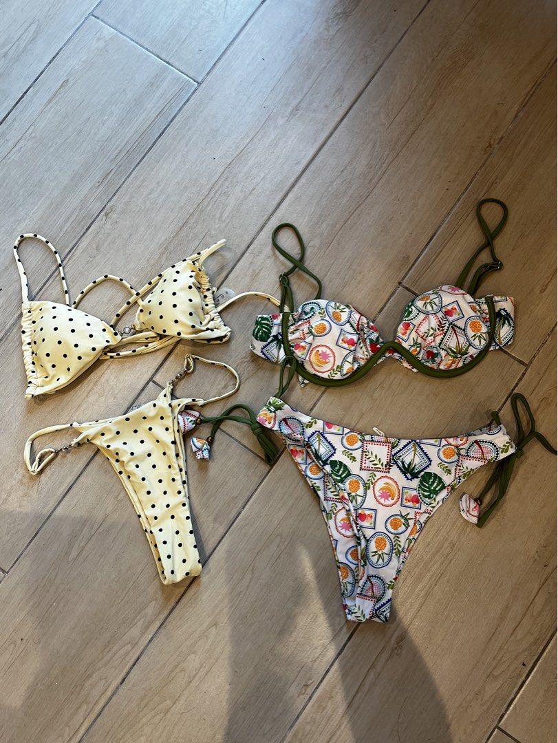 Bikini Set bundle (Category: Bikinis & Swimsuits) located in Manila. Submitted by caseyandreaa2 (Listing ID 1468191024, Image 1). Description: Bikini bundle 2 for P199 Used once Small Pick up only Loc: BGC, Taguig, Metro Manila Book your own courier .