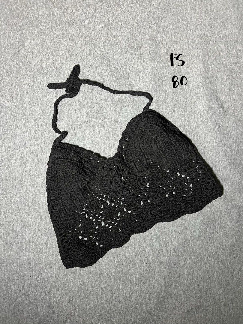 Black crochet bralette (Category: Bikinis & Swimsuits) located in Las Pinas. Submitted by jilanah (Listing ID 1468191677, Image 1). Description: .