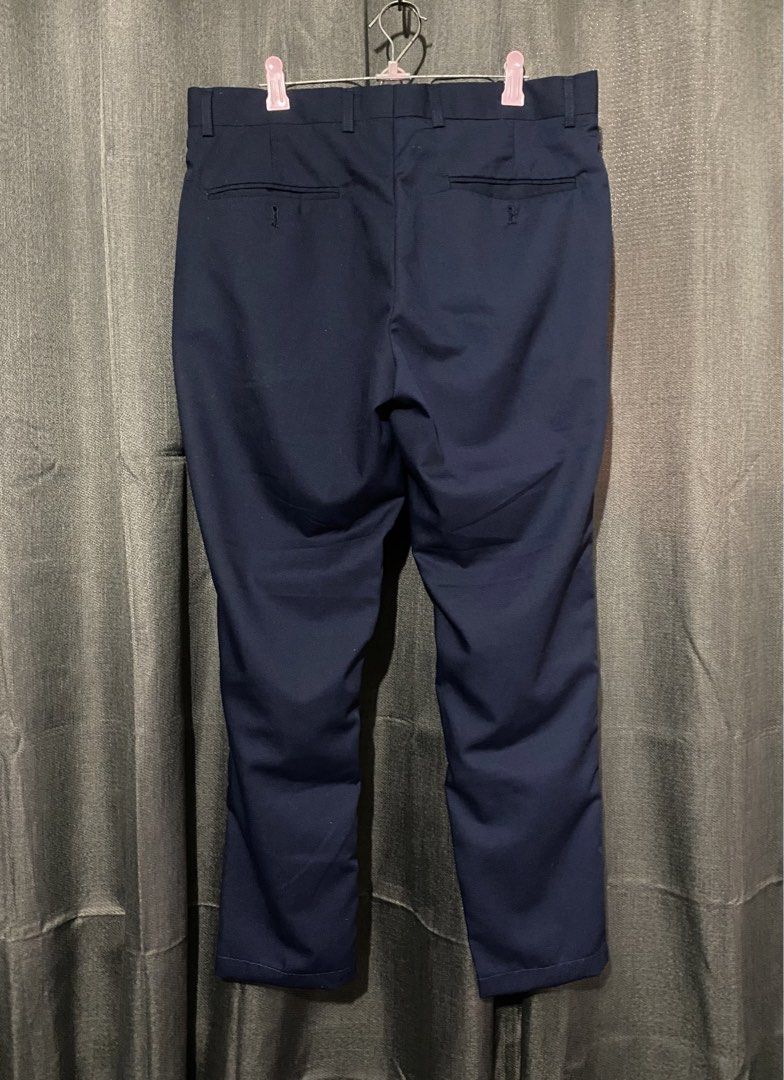 Blue Trousers (Category: Trousers) located in Mandaluyong City. Submitted by aiztyle (Listing ID 1468153084, Image 3). Description: Wallstreet Men’s Trousers Color: Blue Size 32 on tag Measurement: Waist 32”-33” Length 37” Super SALE Php300.00 only.