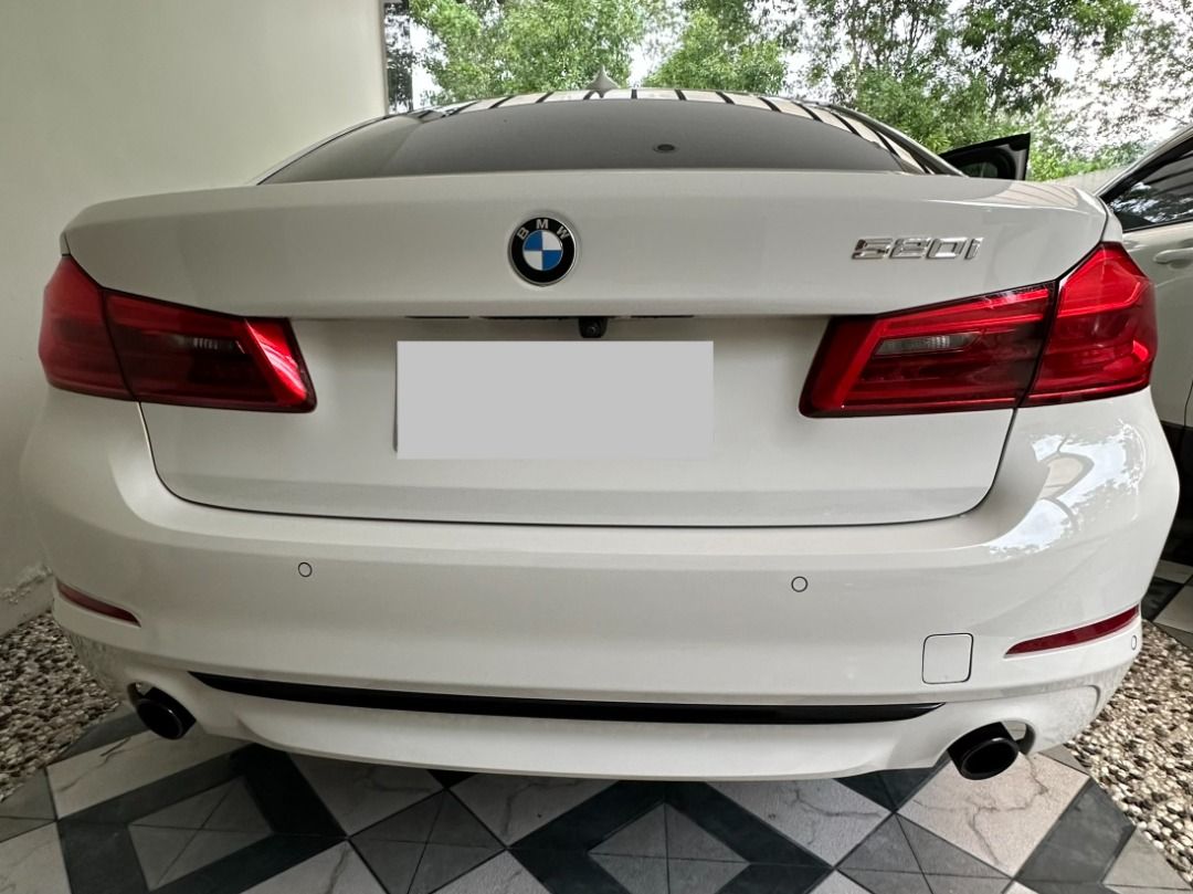 BMW 520i Luxury (A) (Category: Used Cars) located in Antipolo. Submitted by easttrade (Listing ID 1468116357, Image 2). Description: BMW 520i - Luxury Sports - 2020 Model / Alpine White - Registered under our name - Almost brand-new condition - Guaranteed! - Present mileage - 43k kms only - All features are working perfectly - Fitted with 19" Michelin tires, 2024 production - With comprehensive insurance expiring in August 2027 - Casa maintained 