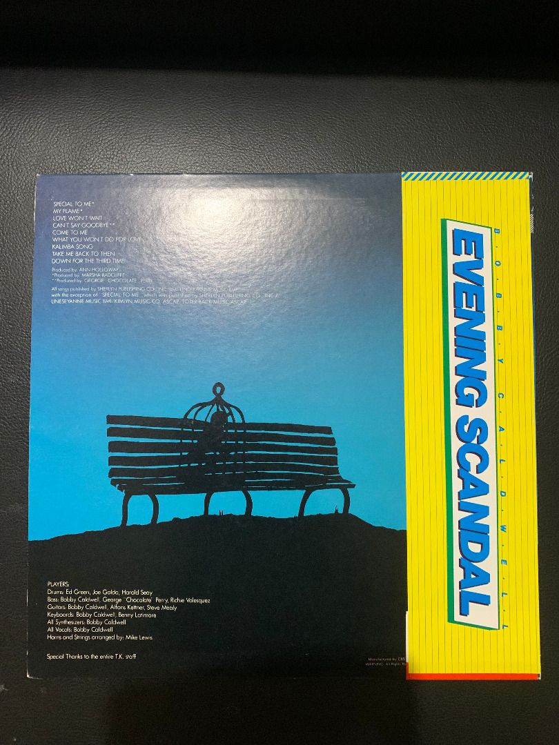 Bobby Caldwell (self-titled album) (Category: Vinyls) located in Paranaque City. Submitted by bulldogdad (Listing ID 1468281297, Image 2). Description: - The classic 1978 album featuring the hit songs "What You Won't Do For Love" "Can't Say Goodbye", and "Take Me Back To Then". - Japan pressing with OBI strip - Cover and vinyl are in near-mint condition.