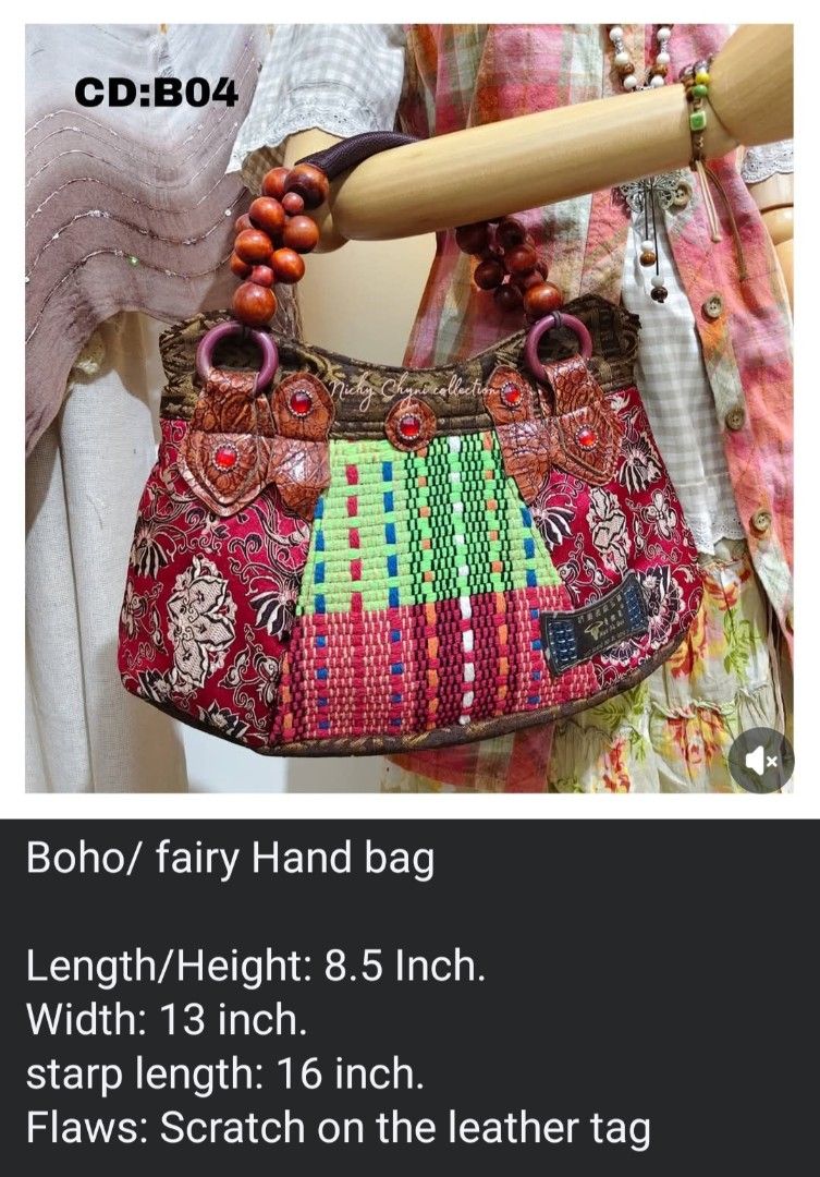 Boho/fairy bag (Category: Shoulder Bags) located in Manila. Submitted by chynii_28 (Listing ID 1468133883, Image 1). Description: .