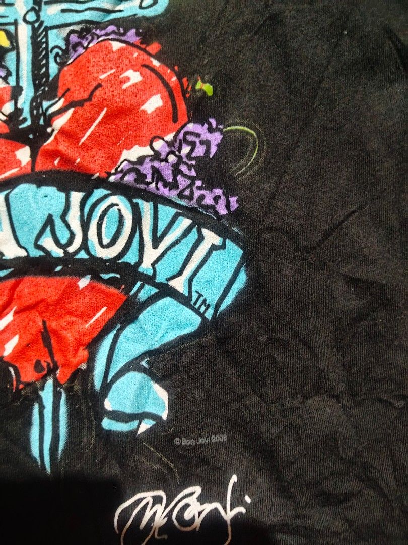 bon Jovi shirt dated 2008 almost vintage (Category: Shirts) located in Davao. Submitted by aristotlekhld (Listing ID 1468280898, Image 2). Description: 2028 vintage nato no issue.