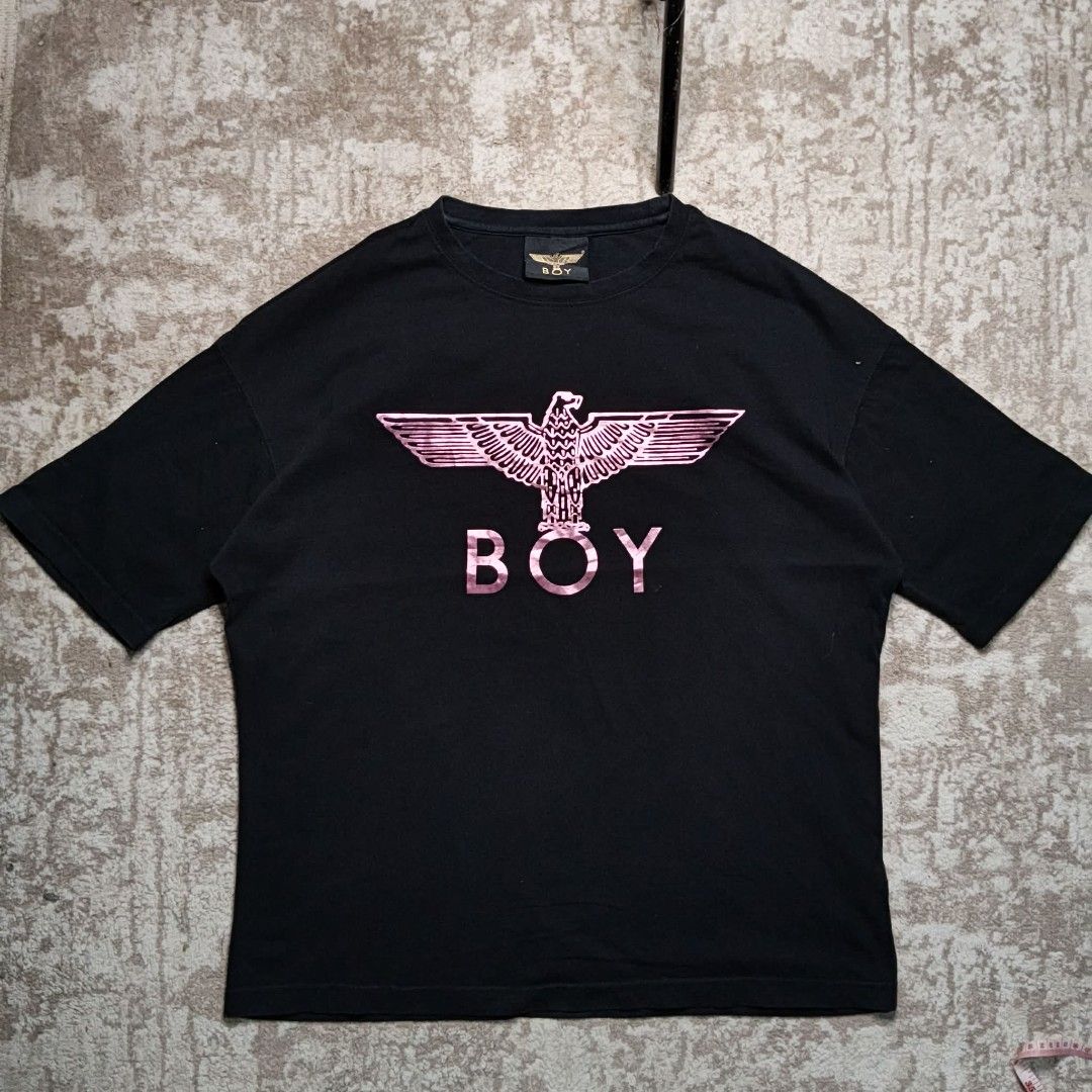 Boy london Black Size S-M (Category: Tshirts & Polo Shirts ) located in Llanera. Submitted by baka_thriftmo (Listing ID 1468223621, Image 2). Description: Excellent Condition 👍🏻 No Issue Color Rate 9 Details asa picture Mode of payment Gcash Courier J&T +Shipping fee 📌 **PLEASE READ BEFORE BUYING!** 🛍️ ✨ **MANAGE YOUR EXPECTATIONS** ✨ • Please remember that the items we sell are **THRIFTED / PRELOVED**. • Items may have minor flaws, signs of 