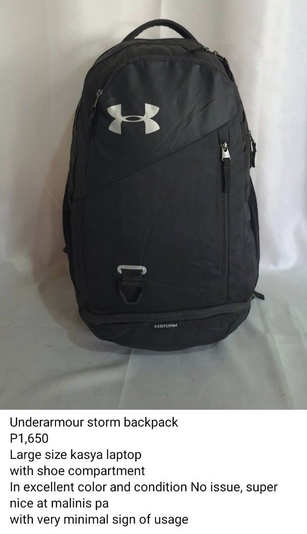 Branded Backpack...123 (Category: Backpacks) located in Davao. Submitted by bae214214 (Listing ID 1468279138, Image 2). Description: pm me for more details.