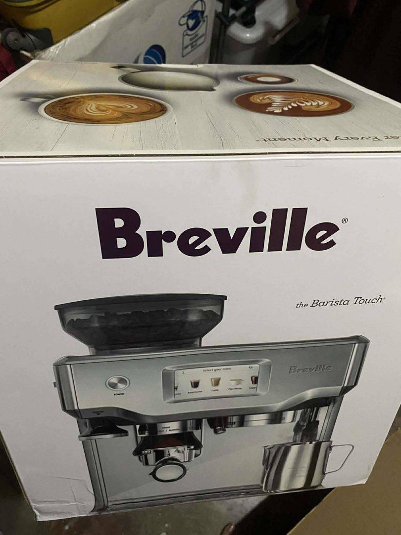 Breville the Barista Touch Espresso Machine (Category: Coffee Machines & Makers) located in Zamboanga. Submitted by fzmuayadi (Listing ID 1468232980, Image 2). Description: HALF THE PRICE SALE‼️ Selling my Breviller Barista Pro Touch Screen siya and automatic. bought at 69k Slightly used ko lang nagamit, then nabuntis na ako no time to prepare and bawal pa ang coffee...selling it half the price 40k nalang. call/text 09773118171.