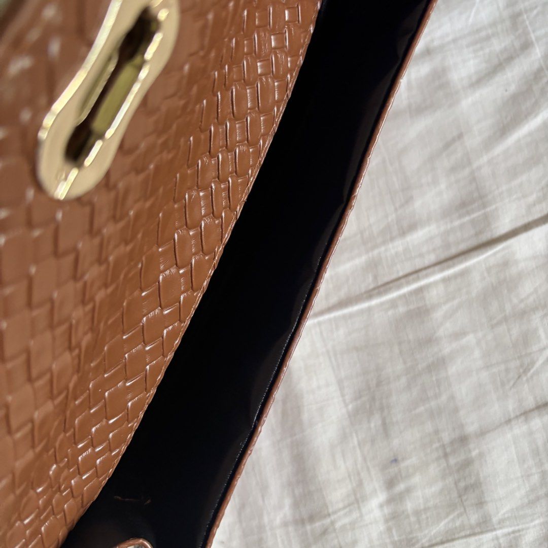 Brown Woven Clutch Bag (Category: Clutches) located in Binan City. Submitted by myprelovedhaul (Listing ID 1468069039, Image 3). Description: .