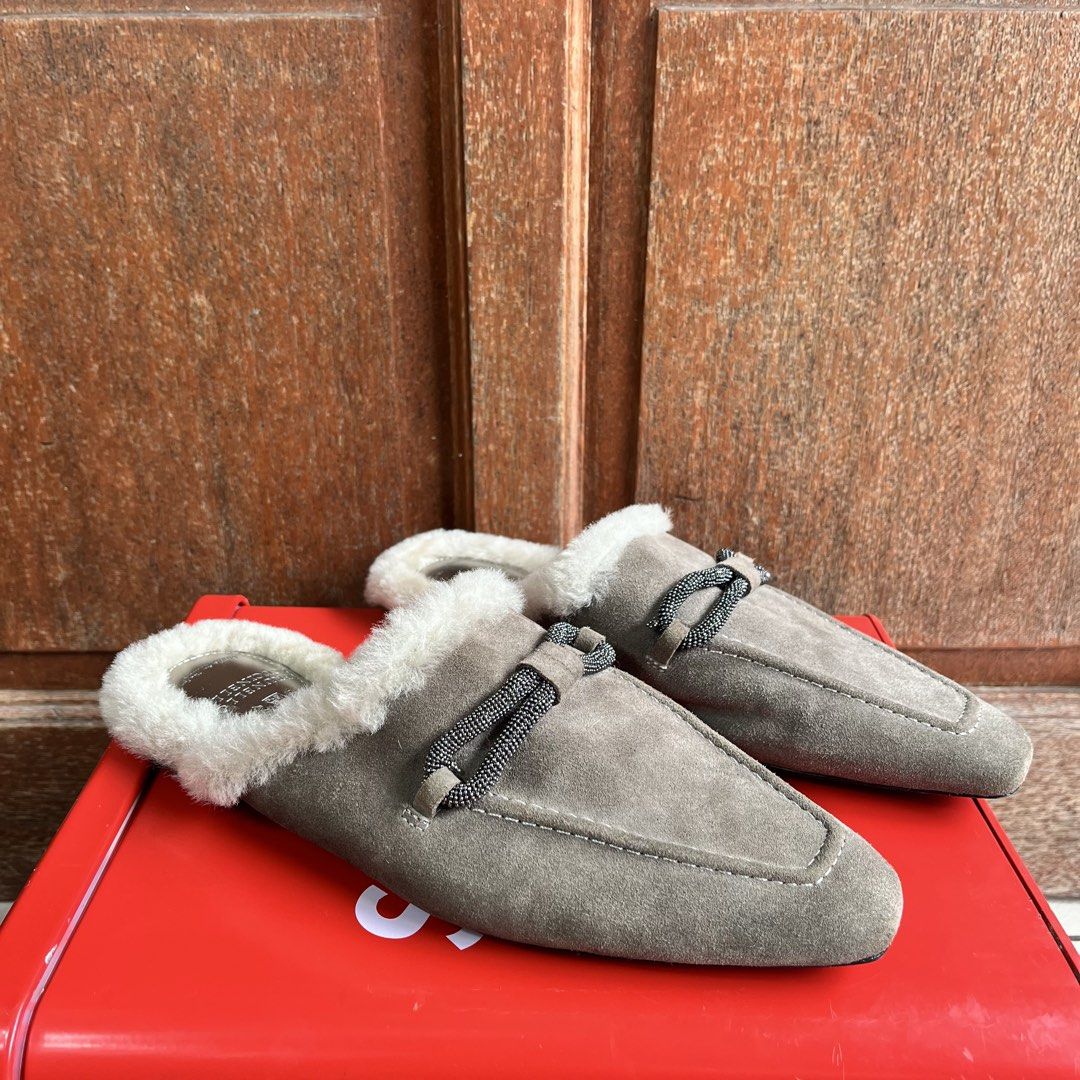 BRUNELLO CUCINELLI MULES (Category: Sneakers & Footwear) located in Manila. Submitted by contemporarydripstore (Listing ID 1468168910, Image 3). Description: BRUNELLO CUCINELLI MULES AUTHENTICATED BY GRAILED SIZE:36 AS NEW NO FLAWS INCLUSION PAIR ONLY NEGOTIABLE DM .