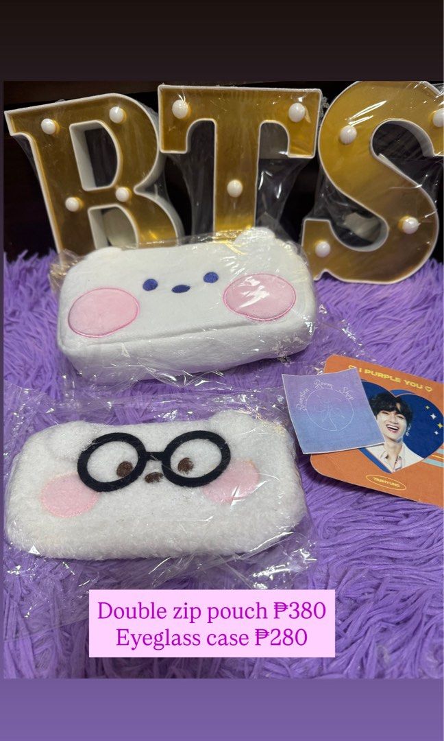 Bt21 rj set (Category: K-Wave Merchandise) located in Pasig City. Submitted by queenv18 (Listing ID 1468123836, Image 1). Description: Onhand items in PH ready to ship merch are directly shipped from korea / taiwan / japan / us 101% legit Brandnew Plus sf.