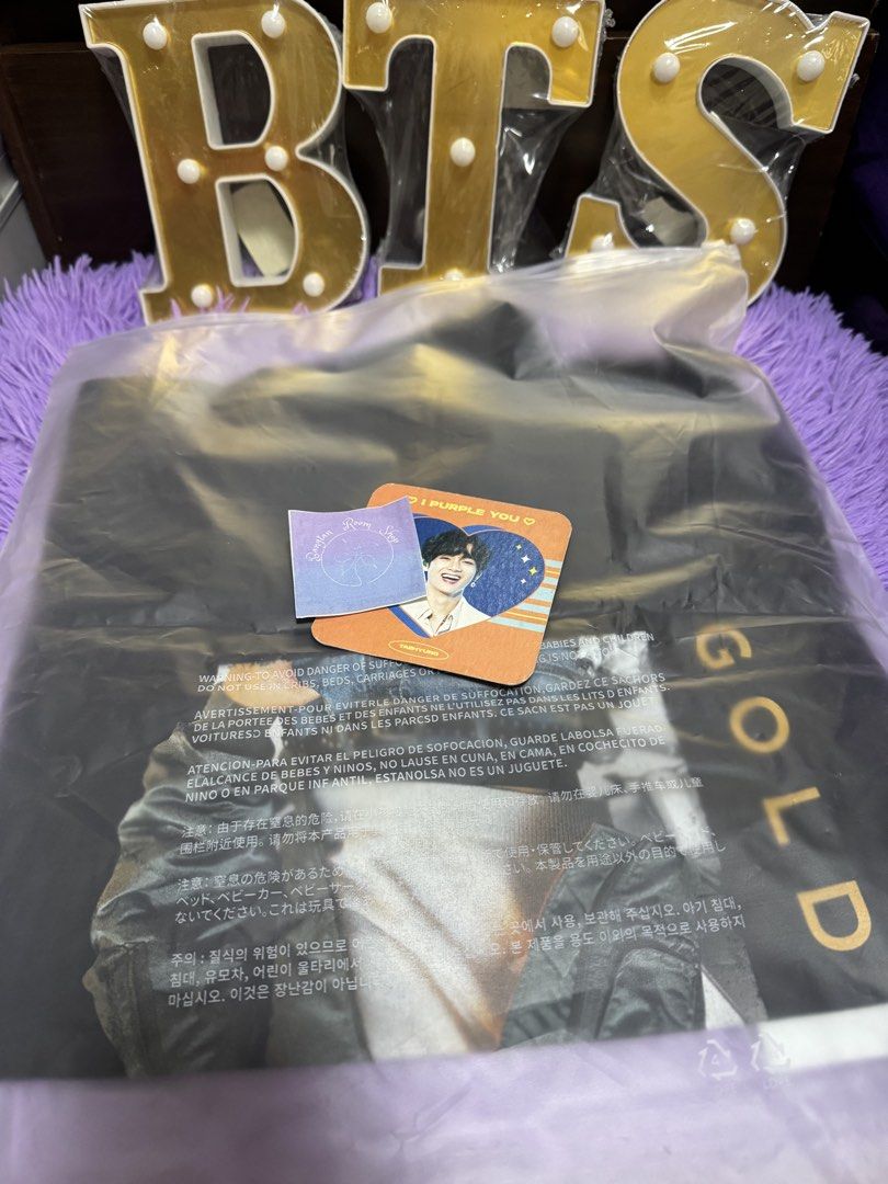 Bts jk golden longsleeves (Category: K-Wave Merchandise) located in Pasig City. Submitted by queenv18 (Listing ID 1468123135, Image 3). Description: Small Onhand items in PH ready to ship merch are directly shipped from korea / taiwan / japan / us 101% legit Brandnew Plus sf .