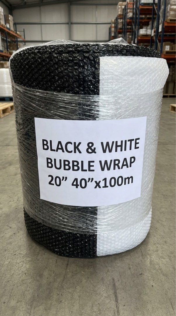 Bubble Wrap Black & Clear White (Category: Everything Else Others) located in Marikina City. Submitted by jr.listings (Listing ID 1468178130, Image 1). Description: 20” x 100 meters .
