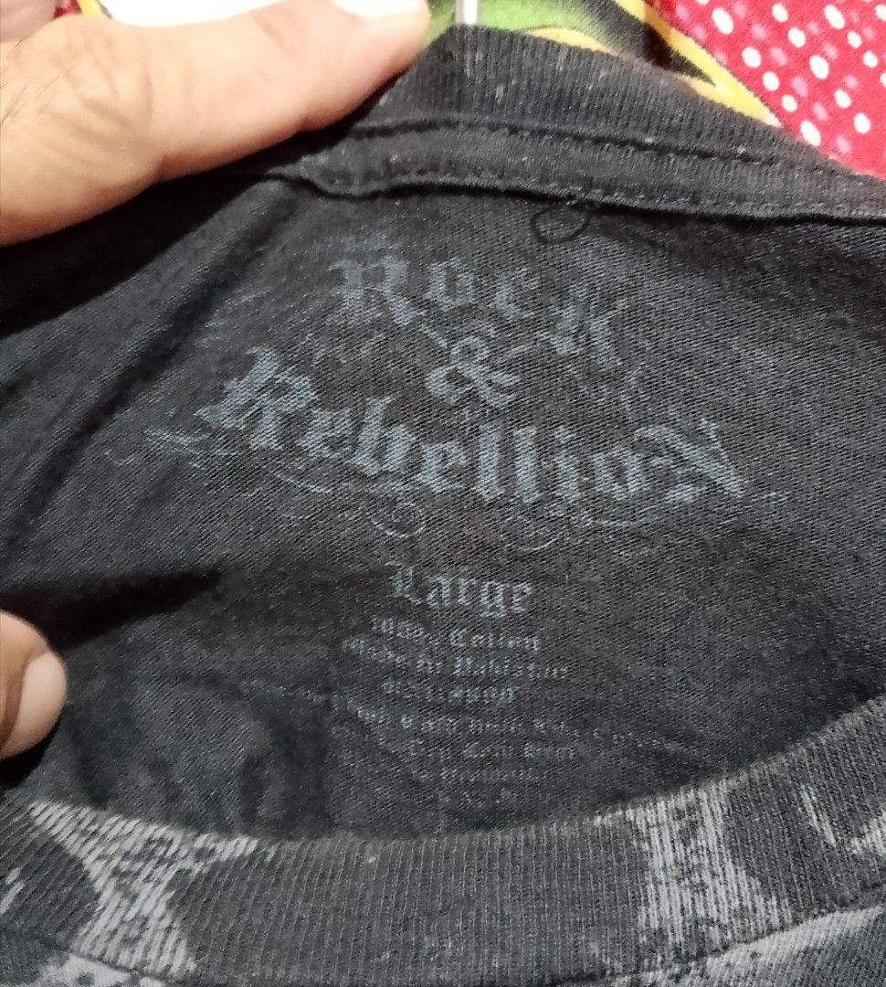 Bullet For My Valentine (Category: Tshirts & Polo Shirts ) located in Davao. Submitted by outdatedfinds (Listing ID 1468124987, Image 3). Description: Bullet For My Valentine All Over Print Rock & Rebellion Tag Size Large 22x27 No Issue 1250 Plus SF Davao City Location hmu .