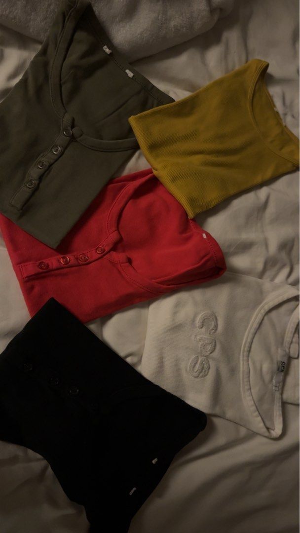 Bundle 5 shirts for 400 (Category: Shirts) located in Manila. Submitted by emilyclothes.usa (Listing ID 1468215498, Image 1). Description: .
