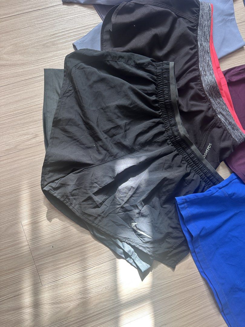 BUNDLE Women's Activewear S-M (Category: Activewear) located in Rizal. Submitted by kts_closet (Listing ID 1468131829, Image 3). Description: All are my own active wear which doesnt fit me anymore. Sizes are between small to medium. Half of it are almost unused like the cyclings, sports bra. Mix brands - Nike, UA, Hale Activewear, Decathlon Sold as bundle. .