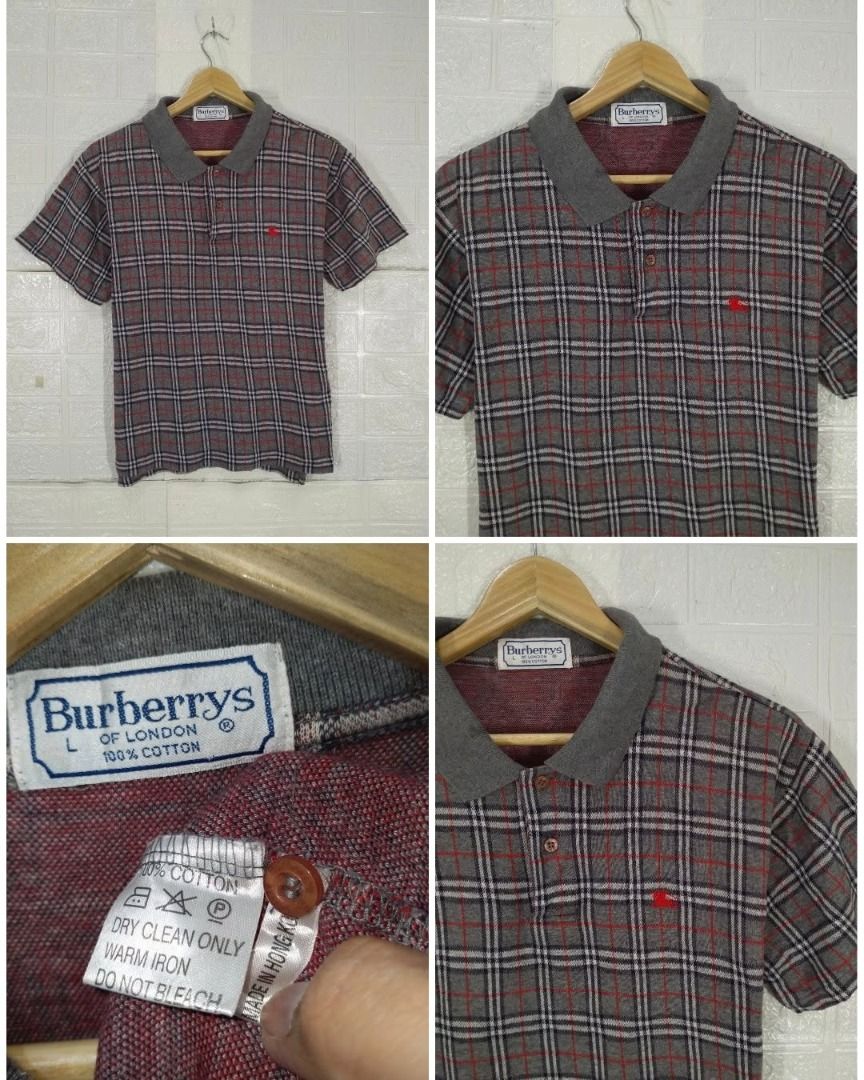 BURBERRY POLP SHIRT (Category: Shirts) located in Baguio. Submitted by fashionfinds1999 (Listing ID 1468140022, Image 1). Description: 24 X 21 SMALL - MEDIUM EXCELLENT CONDITION.