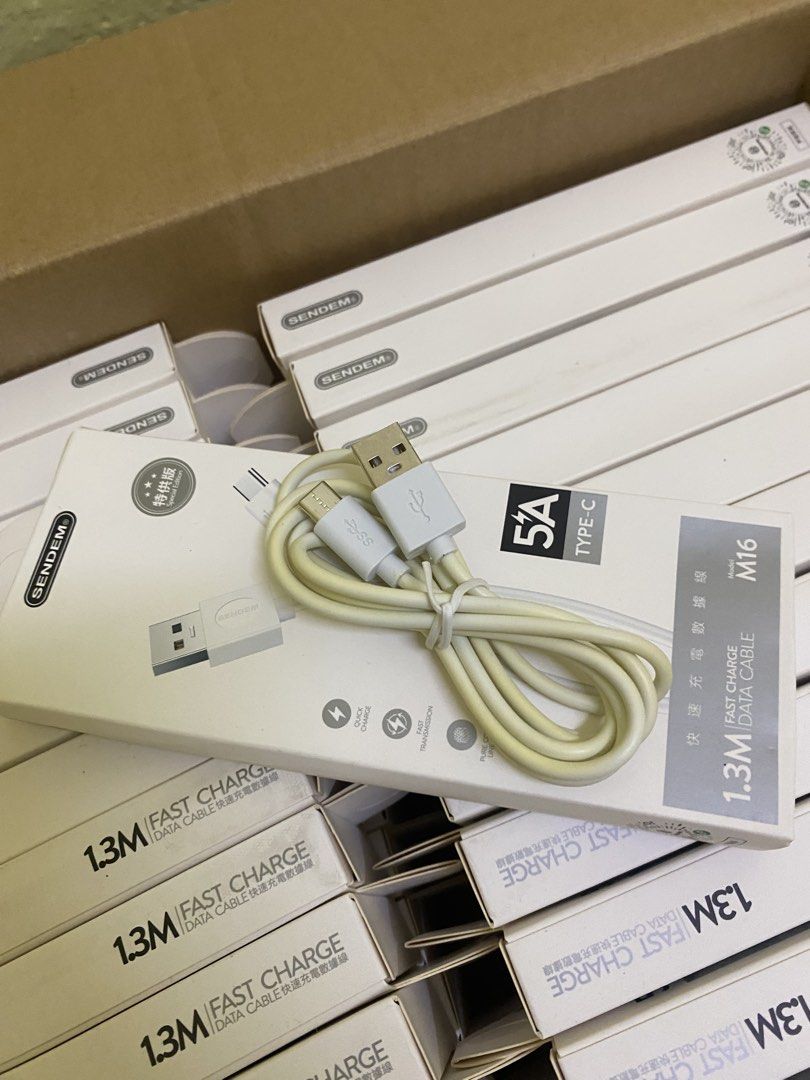 Cable Micro&Type C (Category: Chargers & Cables) located in Kuala Lumpur. Submitted by thefrxstr (Listing ID 1468072885, Image 3). Description: Jual murah sbb nk clear kedai barang baru cuma ada kaler sikit kalau rosak bole return amik banyak dapat murah 4-Rm10 Nak borong dapat lagi murah pape pm.