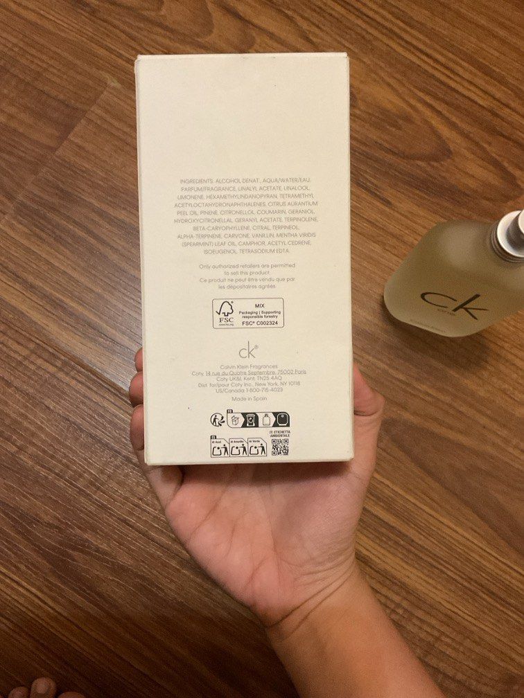 Calvin Klein CK One (Category: Fragrance & Deodorants) located in Cavite. Submitted by senorita0909 (Listing ID 1468158539, Image 3). Description: 200ml Used 4 times spray only! Rfs: need funds.