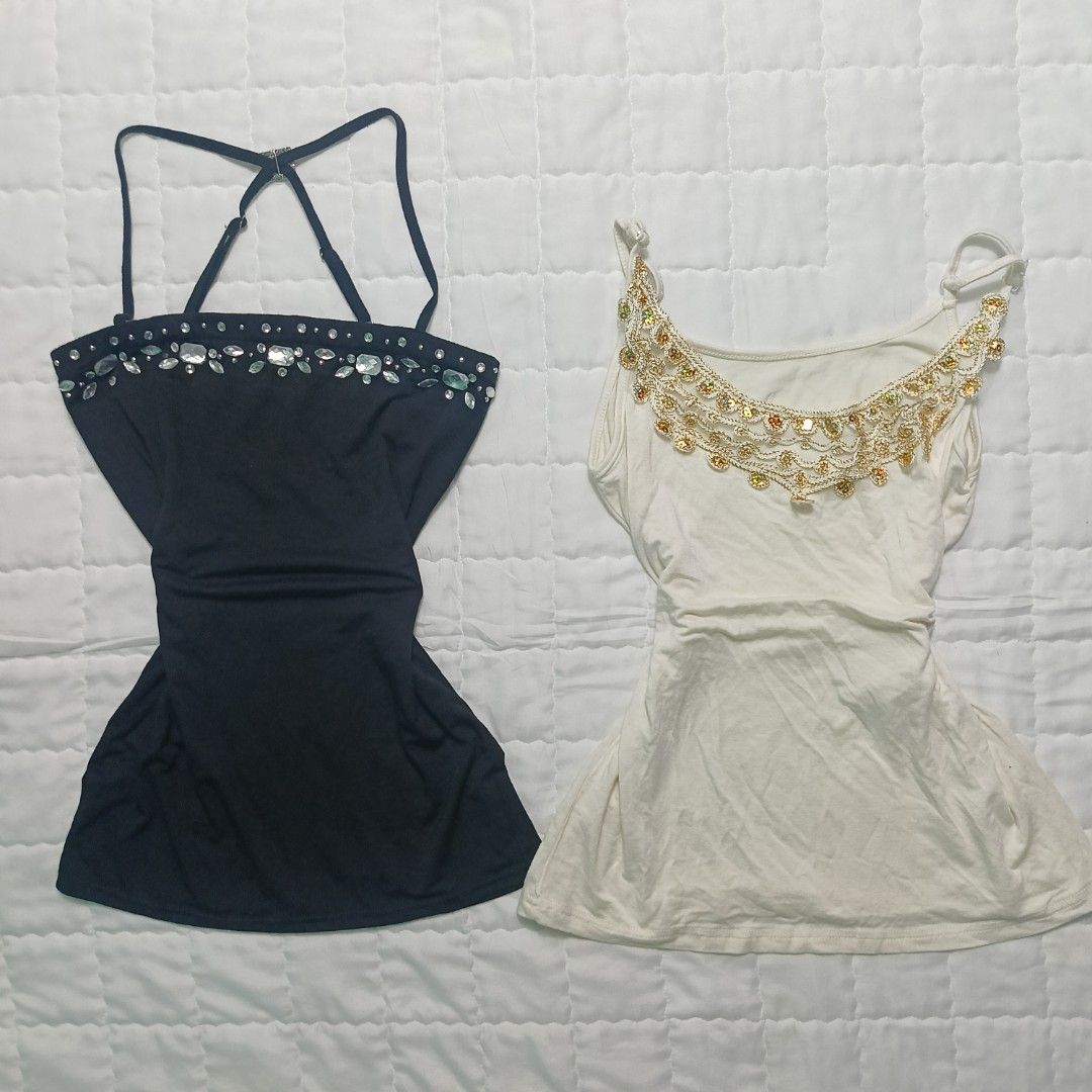 Cami Y2k Tops (Category: Others Tops) located in Cavite. Submitted by yaelarkai0_ (Listing ID 1468184341, Image 1). Description: ✅ All in excellent condition ✅ No issue Message for individual sizes.