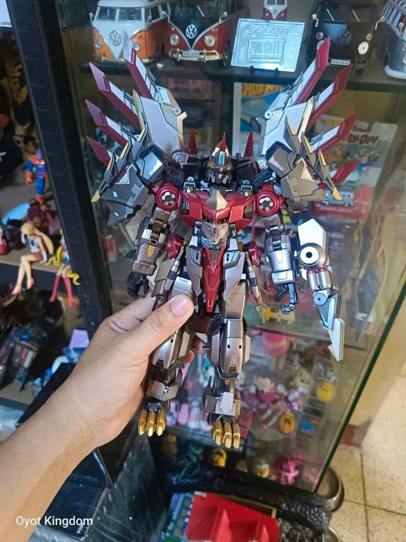 Cang Toys Dinobots (combiner) (Category: Figurines & Statues) located in Manila. Submitted by montem (Listing ID 1468191436, Image 3). Description: Cang toys dinobots ( combiner) Mp scale With boxes No issue 9 to 10 inches Fully articulated hanggang daliri Dalawa nalang kulang niyo diyan para mabuo si vulcanicus Location : san pablo laguna Mod : lalamove & jnt Mop : gcash go tyme & paymaya.