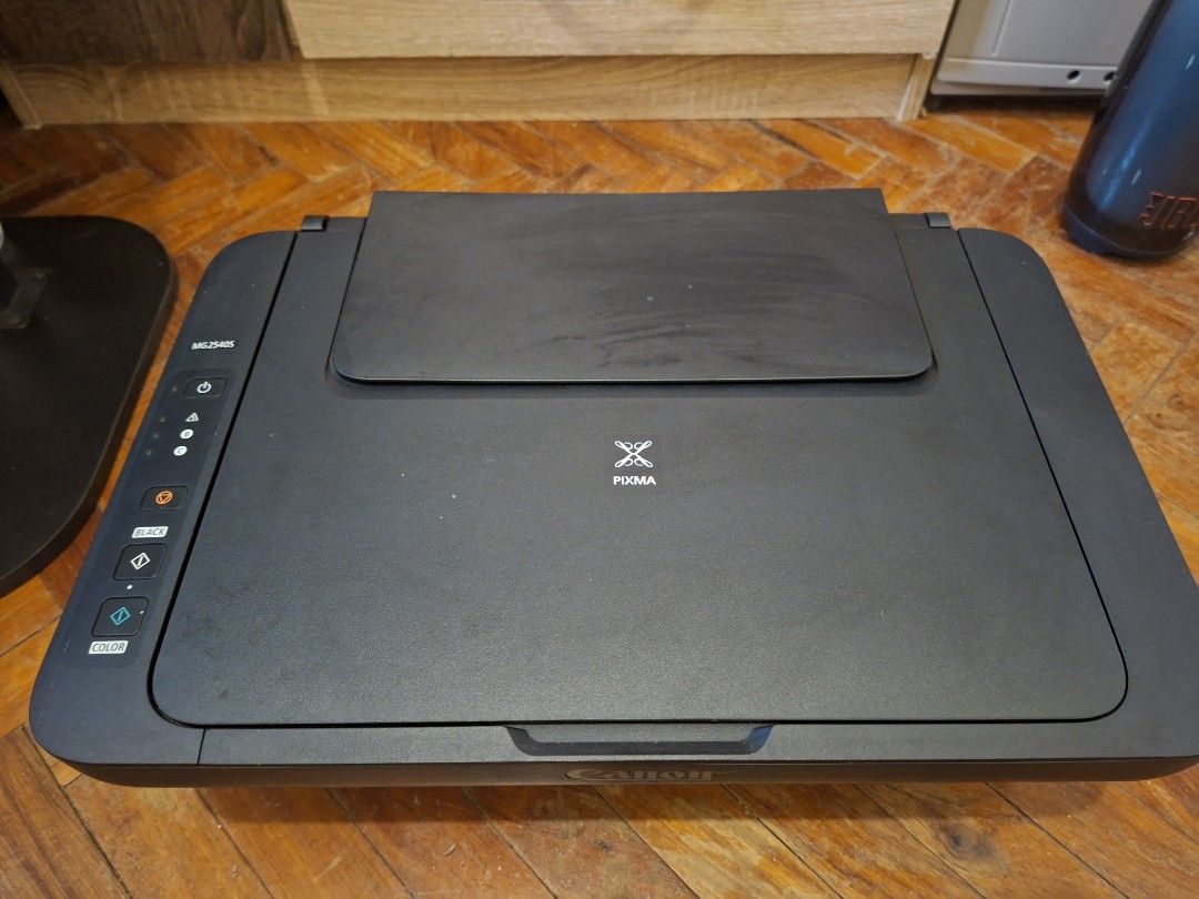 Canon 3 in 1 printer (Category: Printers, Scanners & Copiers) located in Paranaque City. Submitted by sjxstuff (Listing ID 1468119861, Image 1). Description: Canon 3 in 1 printer (scan, print, photocopy) Pixma MG2540S, complete with power cord and USB Well used but not worn down Mostly used for scanning Slightly negotiable Loc: Parañaque MOP: Gcash, bank transfer Shipping c/o buyer.