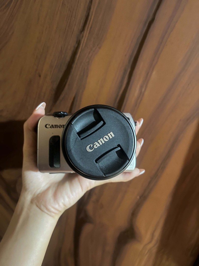CANON EOS M (Category: Cameras) located in Caloocan City. Submitted by declutter.oli (Listing ID 1468217072, Image 3). Description: Canon EOS M (Pre-loved) #preowned details ♡ no functional issues ♡ body condition: 9.5/10 — looks new! ♡ lcd condition: 10/10 specs ♡ 18 mp ♡ cmos sensor ♡ 1080p full hd at 30fps ♡ 3-inch fixed touchscreen inclusions ♡ unit ♡ sd card ♡ canon box ♡ canon strap ♡ canon cable ♡ canon battery ♡ canon charger ♡ canon lens